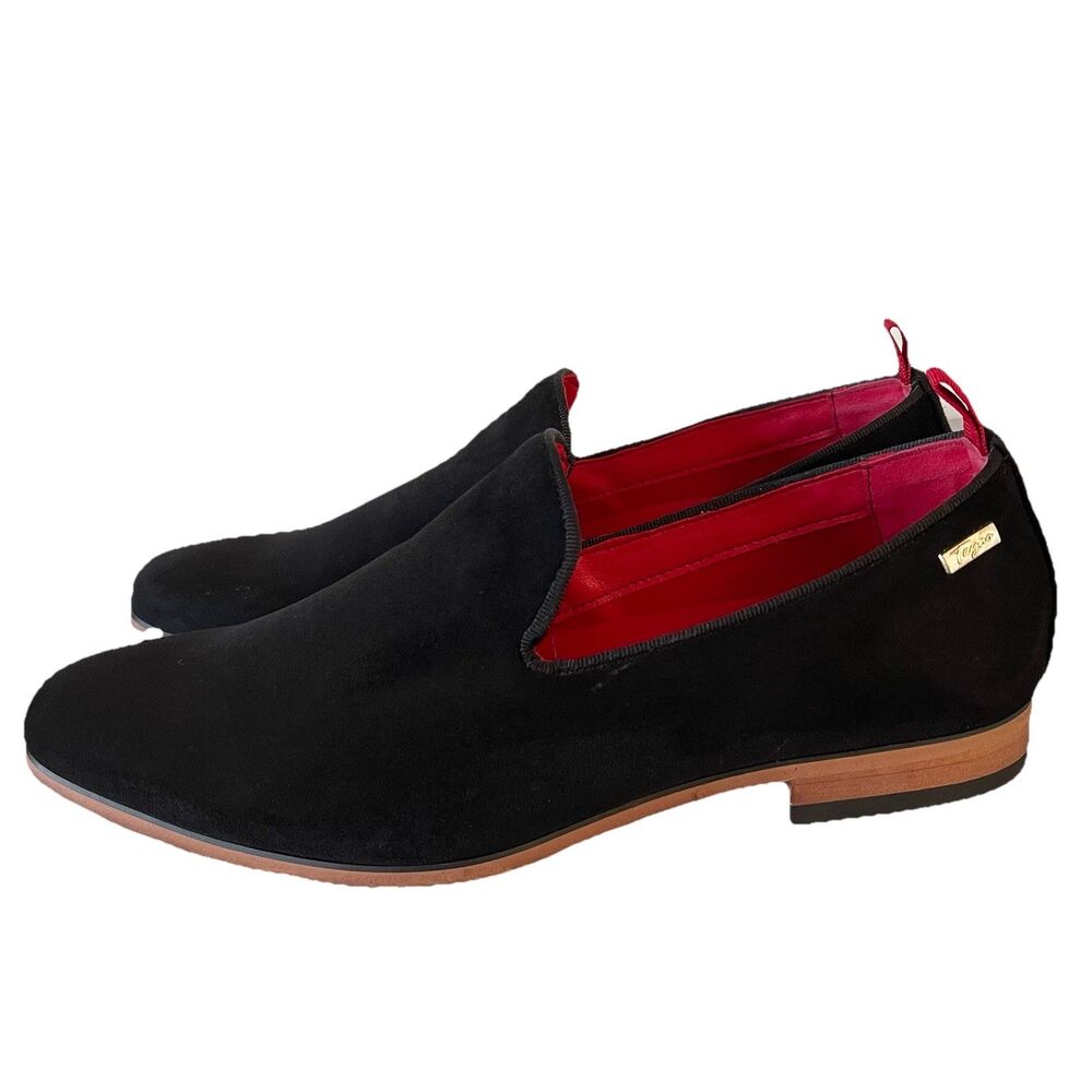 Tayno‎ Alpha Black Loafers Dress Shoes Men's Size 8 Preppy Holiday Party